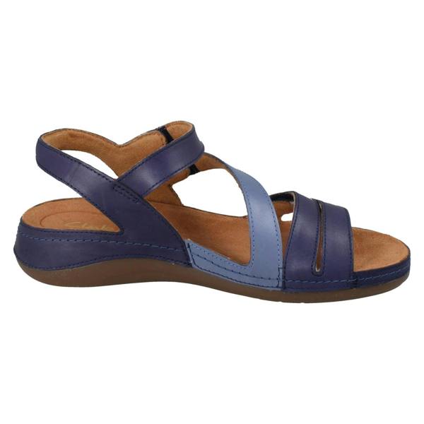 Clarks Ladies Clarks Hook and Loop Summer Sandals Cecily Mix