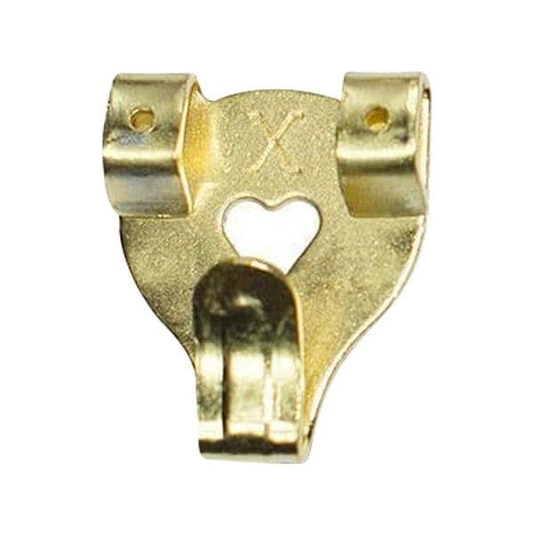 X Picture Hooks No 3 Brass Plated 3pk - One Colour - 