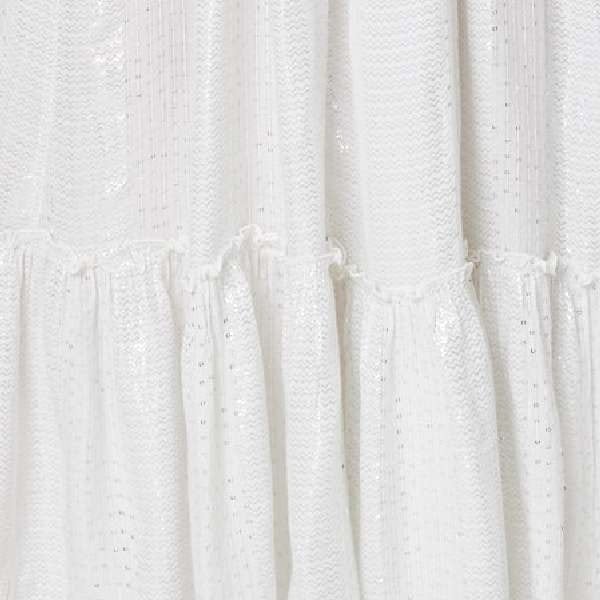 White | Dotty Empire Waist Kimono Maxi Dress