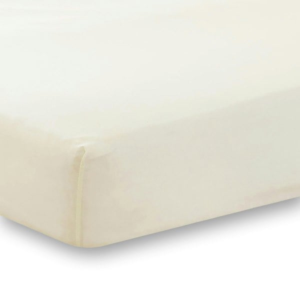Martex Charlotte Thomas Poetry Plain Dye Single Fitted Sheet - Aubergine - 90 x 190cm