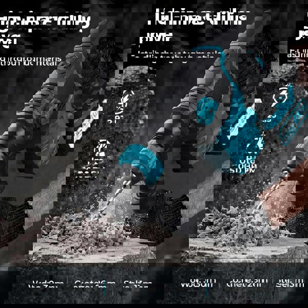 Traderight  21V Cordless Rotary Hammer Drill SDS Plus Concrete Impact Drill Tool