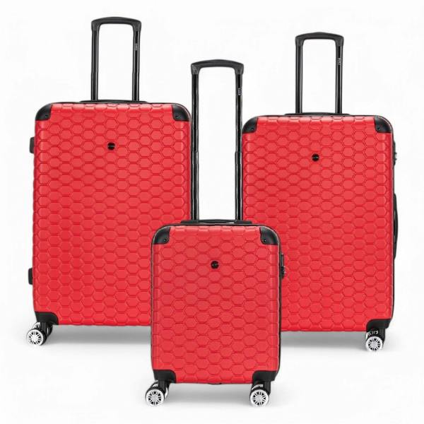 Eagle Luggage Hard Shell ABS 8 Wheel Luggage Travel Cabin Holiday Bags Suitcase Set