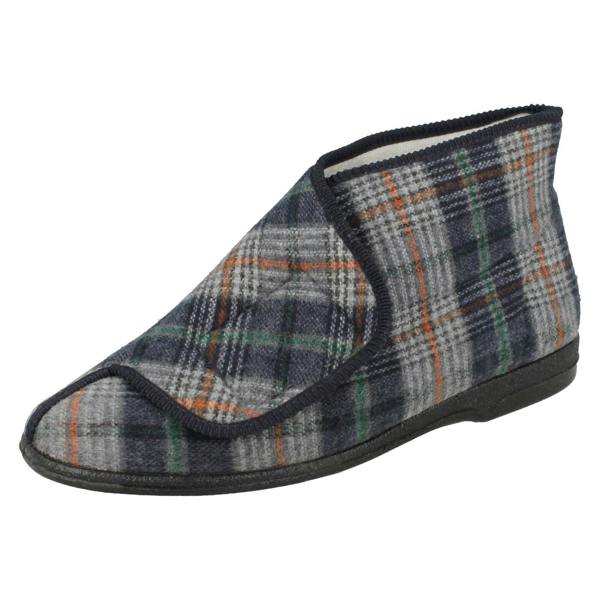 Balmoral Mens Balmoral Patterned Slipper Boot