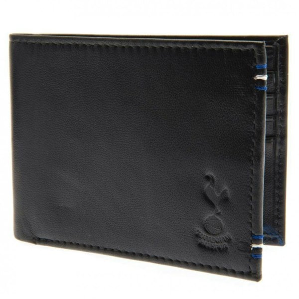 Tottenham Hotspur FC Leather Stitched Wallet - Black