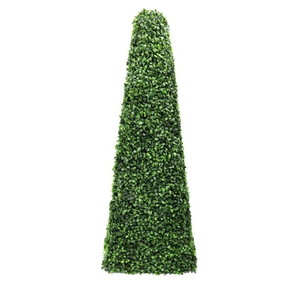 Artificial Boxwood Pyramid Topiary Tree 90cm