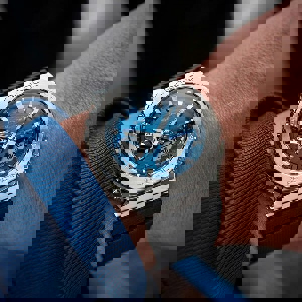 Casio G Shock G-Steel 2100 Series Vapour Blue Dial Watch GBM-2100A-2BER