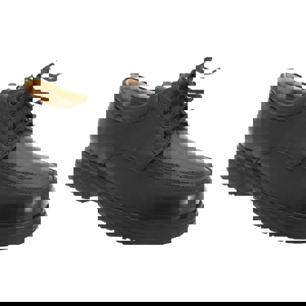 Roamers Mens Superlite Wide Fit Mudguard Tie Leather Shoes - Black