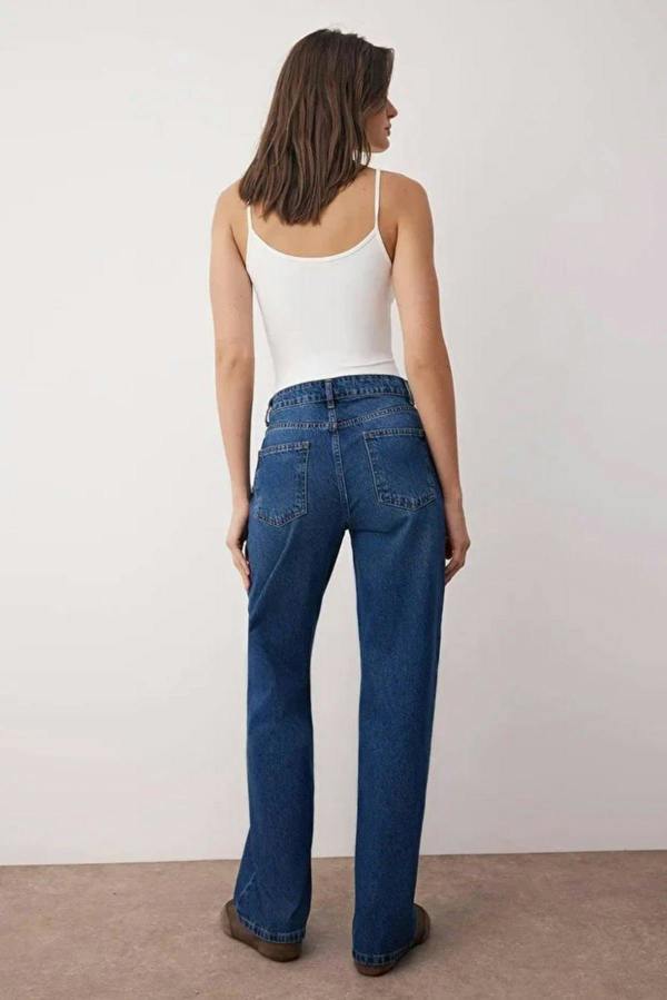 WOVCOR High Waist Wide Leg Jeans