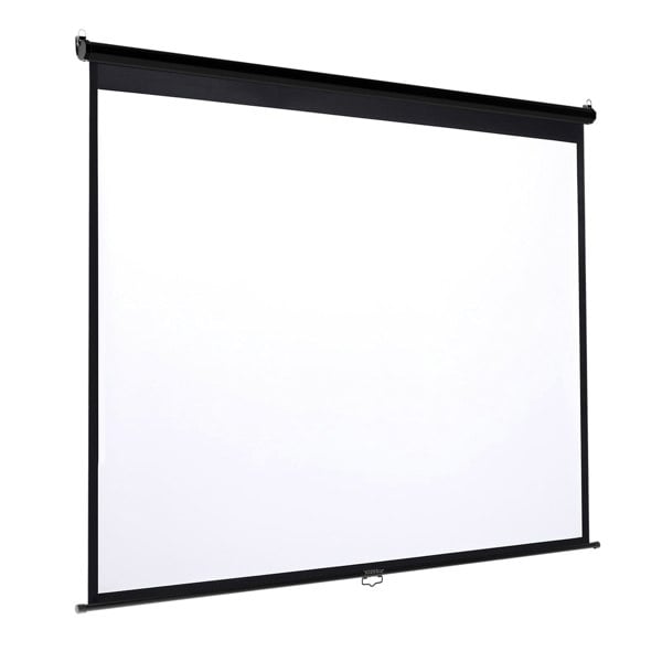 4:3 Projector Screen with Manual Pull Down for Home Theater Projector Screens Living and Home