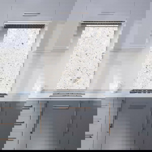 Warren Reed - Designer Off Grey Quartz Effect Kitchen Splashback