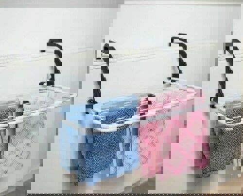 KAV 2 X Clothes airer drying rack 5 Bar radiator airers for indoor clothes drying | radiator drying rack indoor | radiator clothes drying rack