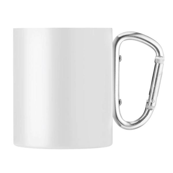 MidOcean Trumba Metal Double Wall 300ml Mug - White - 