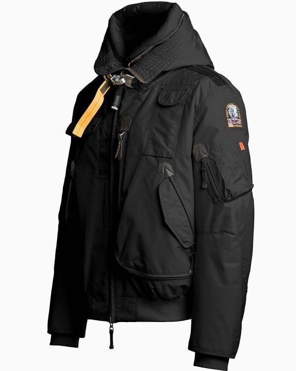 Parajumpers Gobi Mens Hooded Down Bomber - Black 541