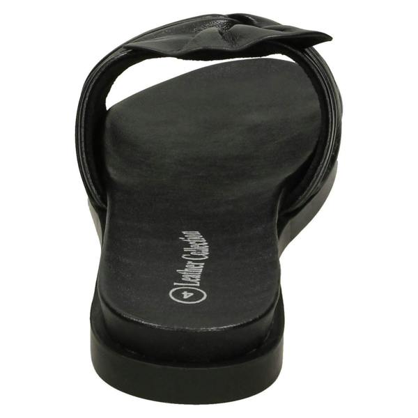 Leather Collection Ladies Leather Collection Twisted Vamp Mules F00203