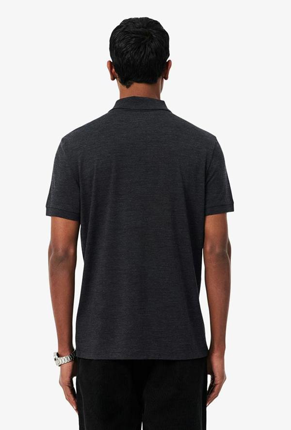 Lacoste Regular Fit Wool Blend Jersey Polo Shirt