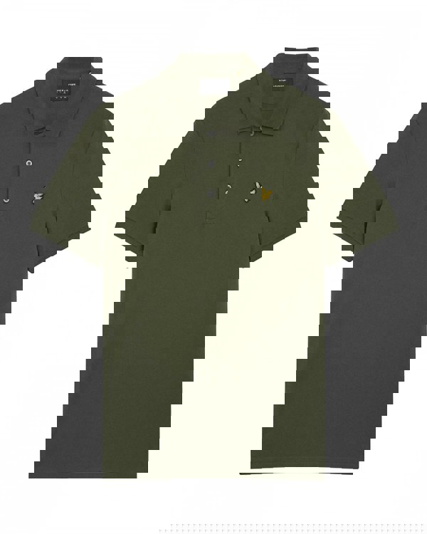 Lyle & Scott Plain Mens Polo Shirt SP400VOG - W485 Olive