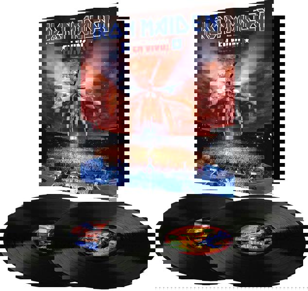 Iron Maiden 'En Vivo!' Gatefold Sleeve 2LP Black Vinyl