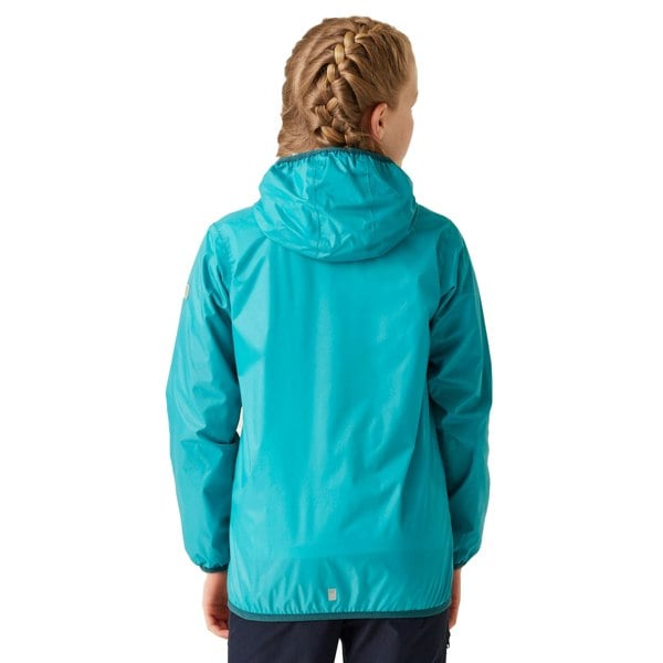 Regatta Great Outdoors Childrens/Kids Lever II Packaway Rain Jacket - Tahoe Blue