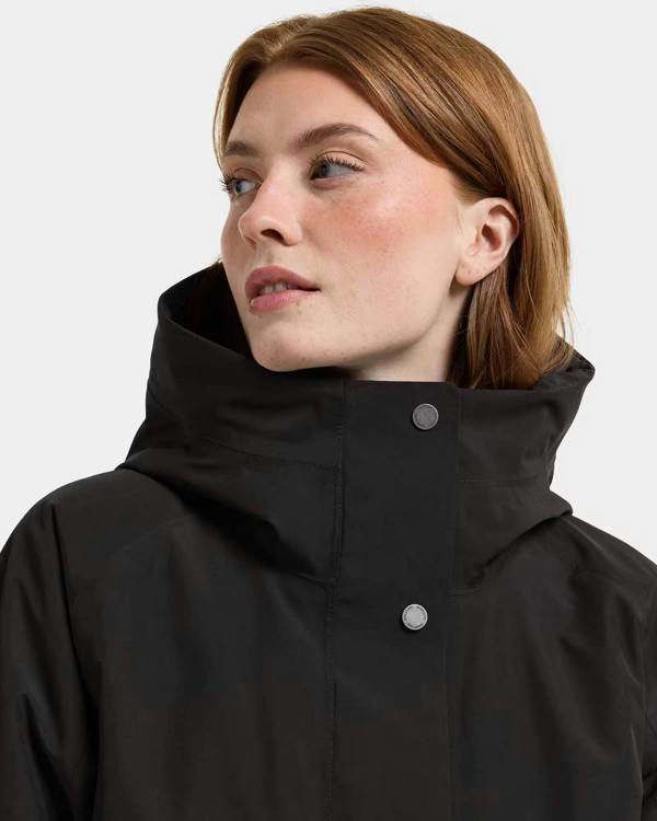 Didriksons Womens Alana Parka 2 - Black 060