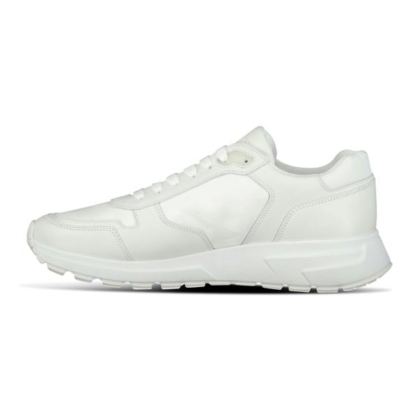 Prada Prax 01 Re-Nylon Leather Sneakers White - chancefashionco