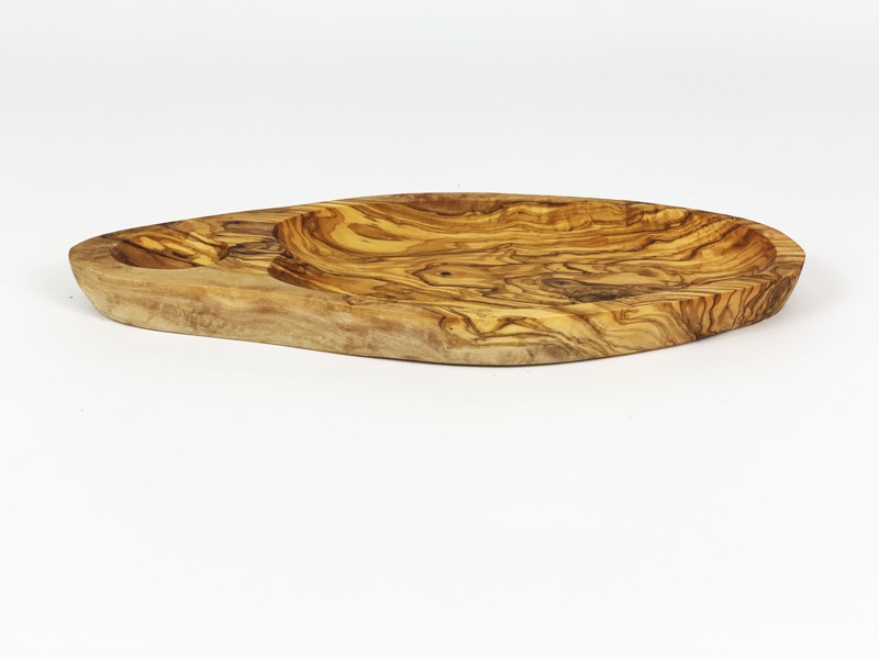 Verano Spanish Ceramics Olive Wood - 29Cm Olive/Chips Plate