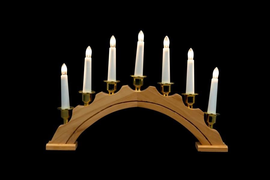 440mm Wooden Arc Decorative Christmas Display for Indoor and Sheltered Outdoor Seasonal Styling image 4