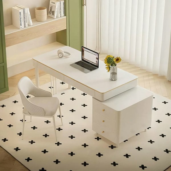 Ingram Office Desk, Sintered Stone-Rit Concept-Rit Concept