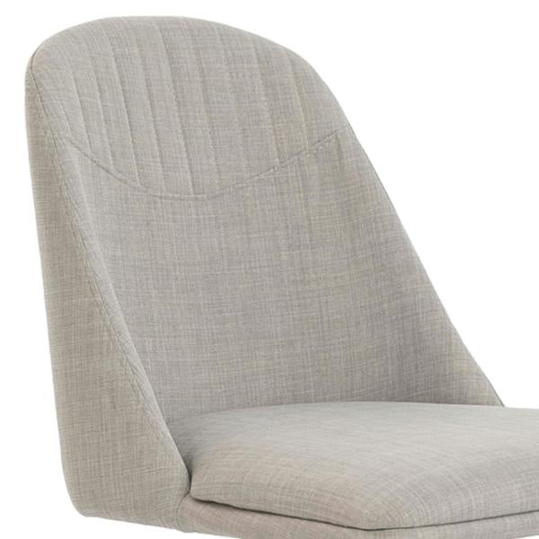 Angel Cerdá Grey fabric swivel chair 4020