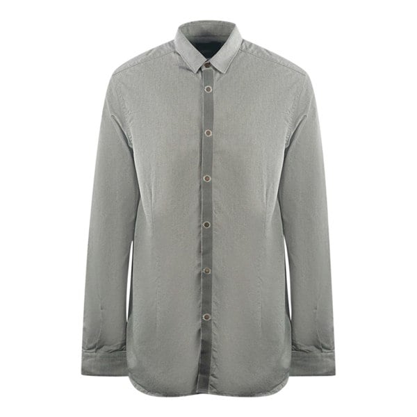 Diesel Black Gold Plain Long Sleeve Shirt - Grey