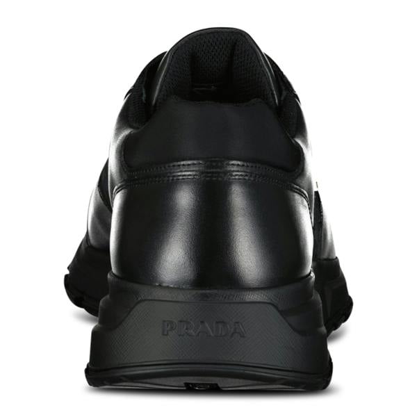 Prada Prax 01 Re-Nylon Leather Sneakers Black - chancefashionco