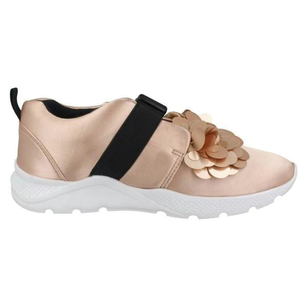 Spot On Ladies Spot On Flower Trim Trainers