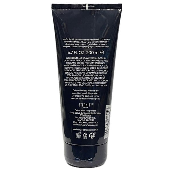 Calvin Klein Eternity for Men Hair and Body Wash 200ml