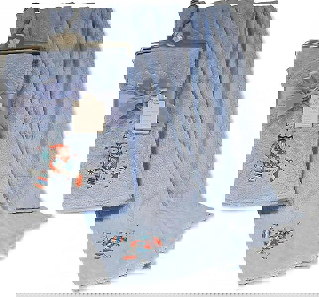 KAV Fleece Baby Blanket Layered Wrap - 75x100 cm Supersoft Owl Design Gift Set for Newborn Babies Girl/Boy, Infant