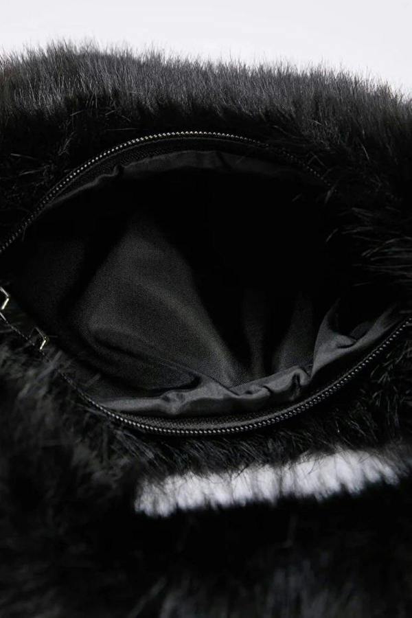 WOVCOR Faux Fur Women's Hand and Shoulder Bag