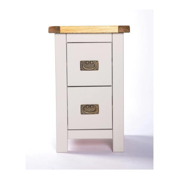 Argenta 2 Drawer Petite Bedside Table