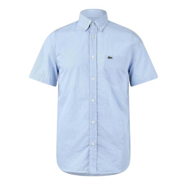 Lacoste Mens Regular Short-Sleeved Shirt - White - 