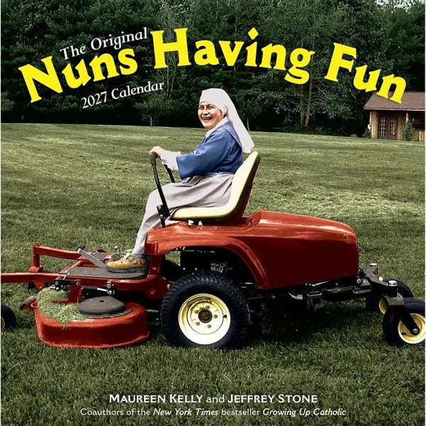 Nuns Having Fun Calendar 2027, Wall Calendars, Month To View, Humour, Gift