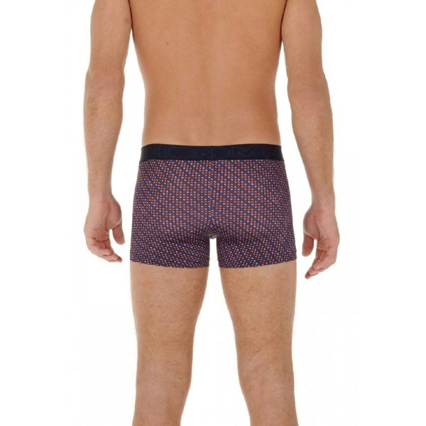 Hom Muticolour Dots Hal Print Boxer Trunk, Navy/multi
