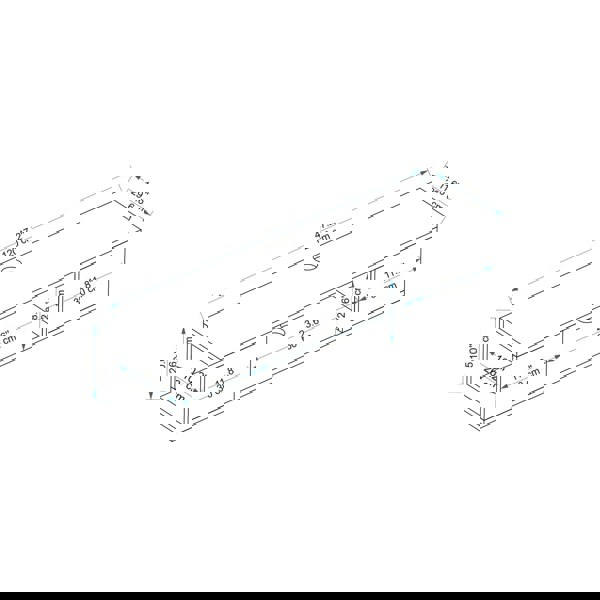 Destina Home Alfie Floating TV Stand with Shelves