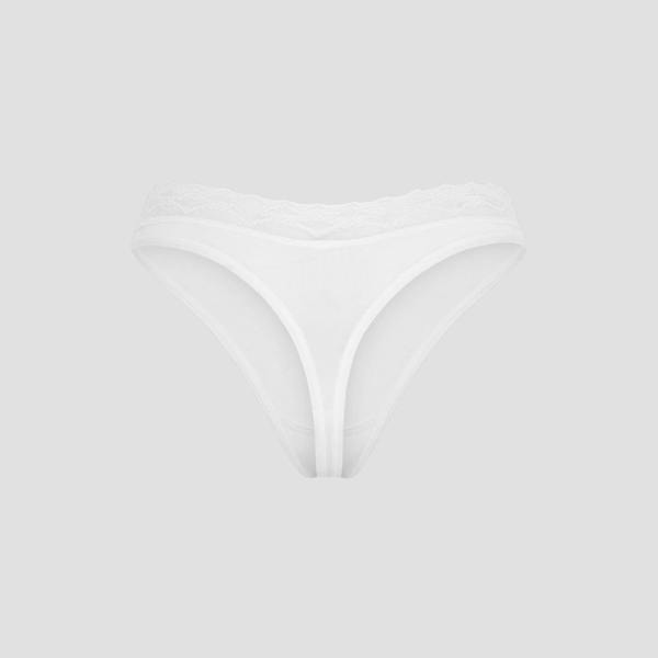 ELLE Multi Pack (5) Lace Waist Thongs