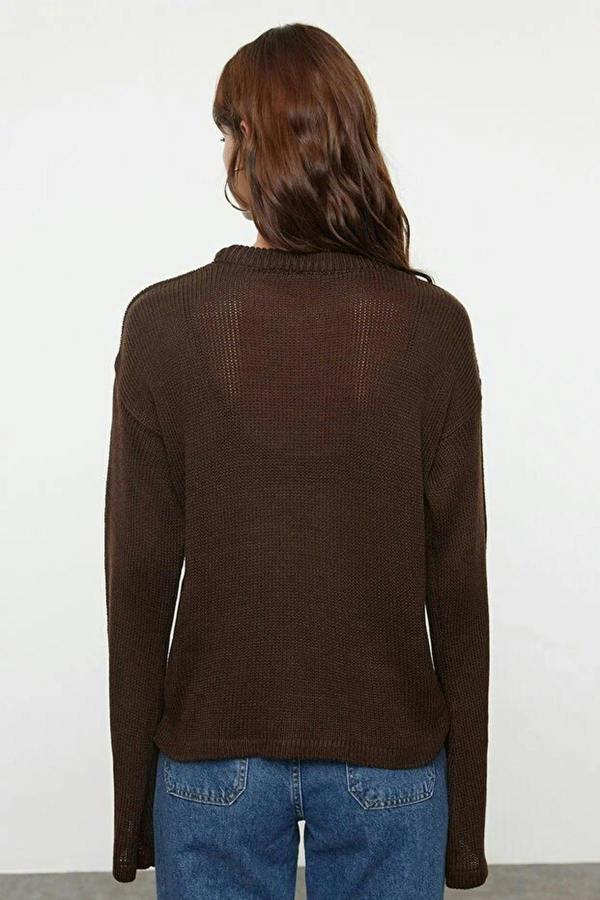 WOVCOR Oversize Soft-Textured Knit Sweater