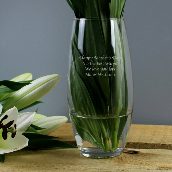 Personalised Memento Company Personalised Tapered Bullet Vase