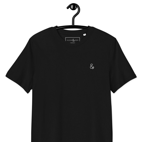 ANCHOR & CREW Ampersand Signature Organic Cotton Embroidered T-Shirt