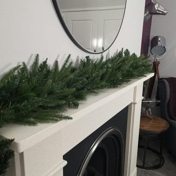 Samuel Alexander Premier 1.8M Festive Norfolk Pine Christmas Garland PE/PVC Tips