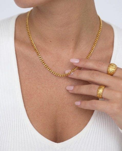 Elk & Bloom Dainty Chain 14K Gold Choker Necklace
