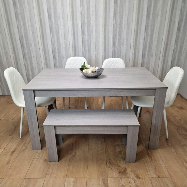 Kosy Koala Dining Table Set with 4 Chairs Dining Room, Kitchen table set of 4, and Bench