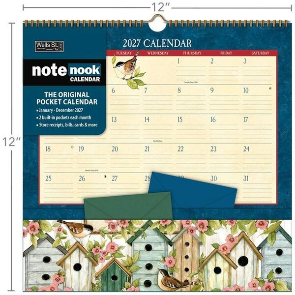 Susan Winget, Heart & Home Note Nook Calendar 2027, Wall Calendars, Month To View, Lifestyle, Gift