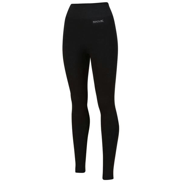 Regatta Womens/Ladies Stretch Thermal Leggings - Black - 
