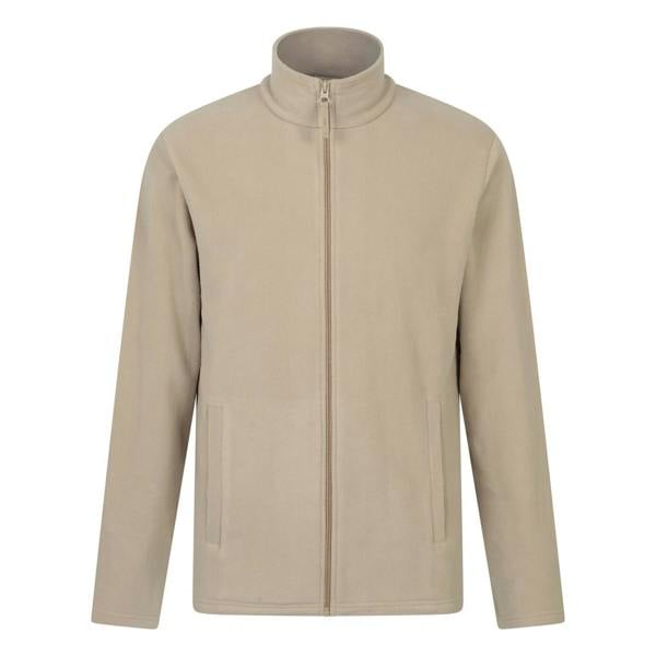 Mountain Warehouse Mens Raso Full Zip Fleece Top - Off White - 