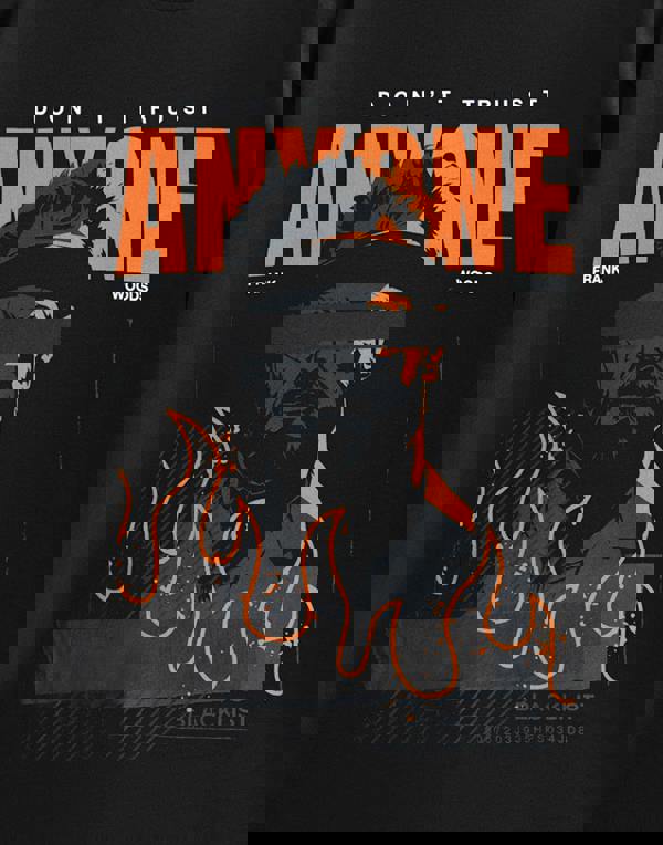 Call of Duty Mens Black Don't Trust Anyone Short Sleeved T-Shirt